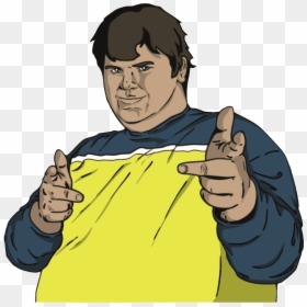 Thumbs Up Guy Clipart, HD Png Download - fat person png