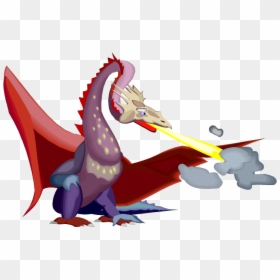 Transparent Fire Breathing Dragon Png - Dragon Long Neck Breathing Fire, Png Download - fire breathing dragon png