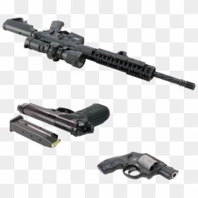 Hd Sq Free Unlimited - Gun, HD Png Download - crossed rifles png