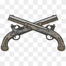 Military Police Crossed Pistols, HD Png Download - crossed rifles png
