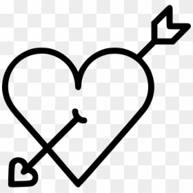 Arrow Heart Marriage Cupid - Cupid Heart Png, Transparent Png - cupid arrow png