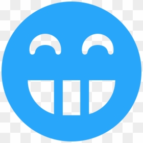 Smile Dark With Teeth Blue 28a7fb - Black And White Acid Face, HD Png Download - png smile