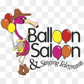 Balloon Saloon & Singing Telegrams Logo Png Transparent - Balloon, Png Download - balloon vector png