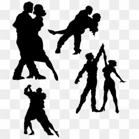 Transparent Dancing Couple Png - 2 People Dancing Silhouette, Png Download - dancing couple png