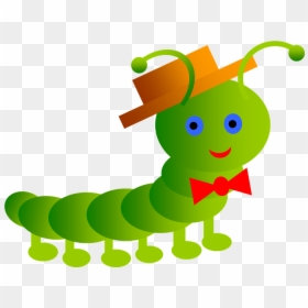 Inchworm, Smile, Worm, Papillon, Stricchetto, Antenna - Gusano Animado Png, Transparent Png - png smile