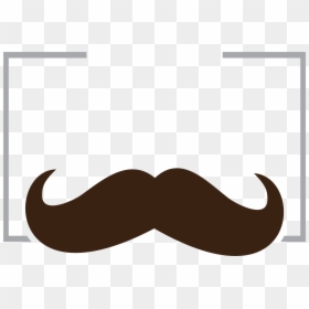 Clipart Mustache Light Blue - Fathers Day Mustache Transparent, HD Png Download - mustache vector png