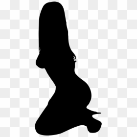 Silhouette Computer Icons Woman Clip Art - Clip Art, HD Png Download - computer silhouette png