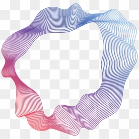 Red Blue Round Wave, HD Png Download - red wave png