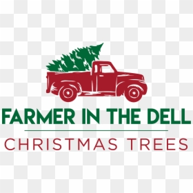Car Logo Motor Vehicle Brand Automotive Design - Truck With Christmas Tree Clipart, HD Png Download - old truck png