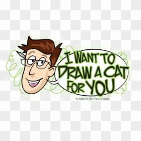 I Want To Draw A Cat For You - Will Draw A Cat For You, HD Png Download - stick people png