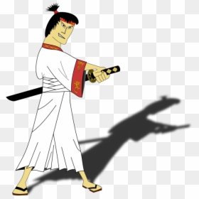 Samurai Warrior Computer Icons Silhouette - Samurai Clipart Png, Transparent Png - computer silhouette png