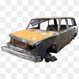 484 577 1728 Call Us Today Junk Cars In Pennsylvania, HD Png Download - destroyed car png