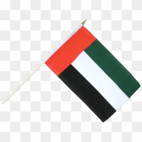Hand Waving Flag United Arab Emirates - Honduras Flag On Stick, HD Png Download - uae flag png