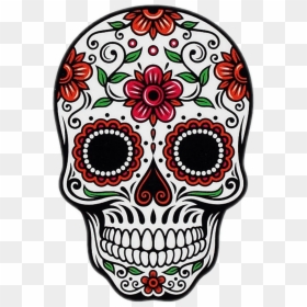 Day Of The Dead Rose Sticker Clipart , Png Download - Day Of The Dead Skull Clipart, Transparent Png - dead flowers png