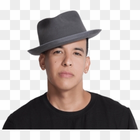 Daddy Yankee Wearing Grey Hat - Daddy Yankee, HD Png Download - daddy yankee png
