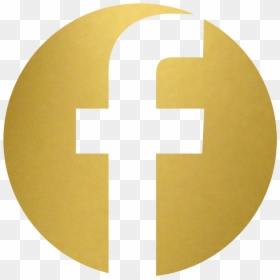 Logo Gold Facebook, Inc - Gold Facebook Logo Transparent, HD Png Download - facebook logo png circle