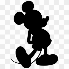 Silhouette Mickey Mouse Outline , Transparent Cartoons - Silhouette Mickey Mouse Vector, HD Png Download - america outline png