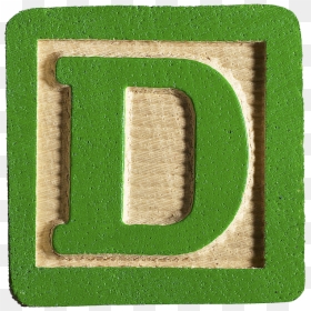 Alphabet Block D Png - Alphabet Block Letter D, Transparent Png - grass block png