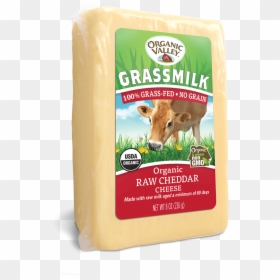 Organic Valley Grassmilk Raw Cheddar, HD Png Download - grass block png