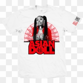 Asian Doll - Asian Doll Merch, HD Png Download - white tee png