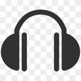 Headphones, Earphones, Audio, Sound, Music, Listen - Headphone Logo Black And White, HD Png Download - headphone vector png