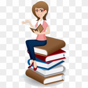 Professional Woman Book Women Free Download Png Hd, Transparent Png - woman clipart png