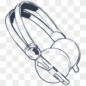 Headphones Silhouette Png -vector - Headphones Clip Art, Transparent Png - headphone vector png