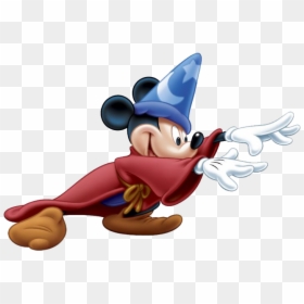 Sorcerer Mickey Png - Mickey Mouse Fantasia Png, Transparent Png - mickey mouse clipart png