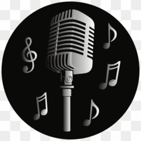 Microphone,electronic Device,audio Accessory - Music Microphone Logo, HD Png Download - mic vector png