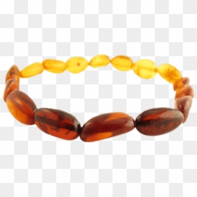 Amber Beads Bracelet - Pulsera Png, Transparent Png - bead png