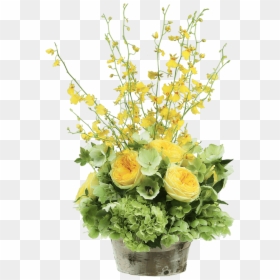 Floral Clipart Floral Arrangement - Small Bunch Of Flower Png, Transparent Png - flower arrangement png