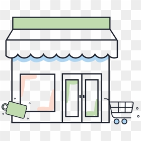 Illustration Of A Retail Store - Retailer Icon, HD Png Download - retail png
