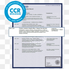 Ccr With Logo - Co Curricular Activities Record, HD Png Download - png text 2016
