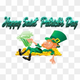 Happy Saint Patrick"s Day Name Logo Png - Transparent Background Leprechaun Png, Png Download - saint patrick's day png