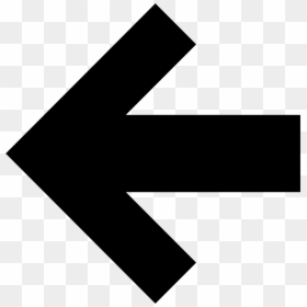 File Simpleicons Interface Arrow - Flecha Hacia La Izquierda, HD Png Download - white left arrow png