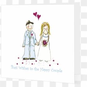 Wedding Couple - Have A Groovy Birthday, HD Png Download - wedding couple cartoon png