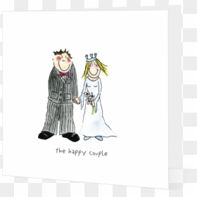 Wedding Couple - Tying The Knot Couple, HD Png Download - wedding couple cartoon png