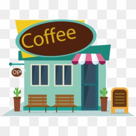 Shop Map Coffee Food Fast Vector Cafe Clipart - Coffee Shop Png, Transparent Png - fast png