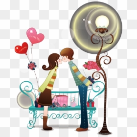 Couple Love Cartoon Png Image High Quality Clipart - 20th Wedding Anniversary Wishes For Friends, Transparent Png - wedding couple cartoon png