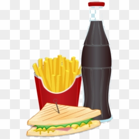 Soda Clipart Fast Food - Junk Food Clipart Png, Transparent Png - soft drinks images png