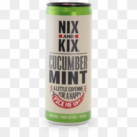 Nix&kix Cucumber & Mint Can - Nix And Kix Logo, HD Png Download - soft drinks images png