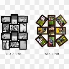 9 Photo Frame Design, HD Png Download - photo collage frame png
