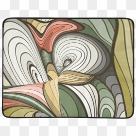 Abstract Flowers Beach Mat 78"x 60" - Motif, HD Png Download - abstract designs flowers png