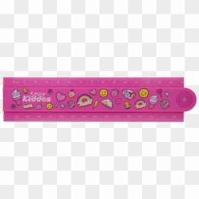 Smily Fold Up Ruler Pink - Orange, HD Png Download - scale ruler png