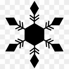 Christmas Clipart Red Snowflake, HD Png Download - crystal icon png