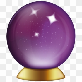 Crystal Ball Emoji Png, Transparent Png - crystal icon png