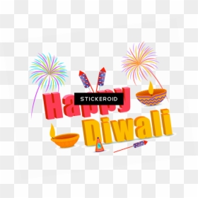 Happy Diwali Wishes Wall Sticker Diwali Sticker, HD Png Download - diwali 2016 png