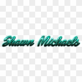 Shawn Michaels Name Logo Png - Graphic Design, Transparent Png - michaels logo png
