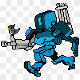 Transparent Bastion Png - Bastion Overwatch Pixel Art, Png Download - overwatch gif png