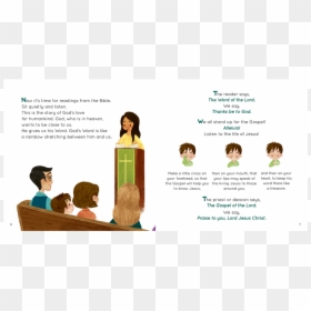 Jesus Invites Me To Mass By Sabine, HD Png Download - jesus word png